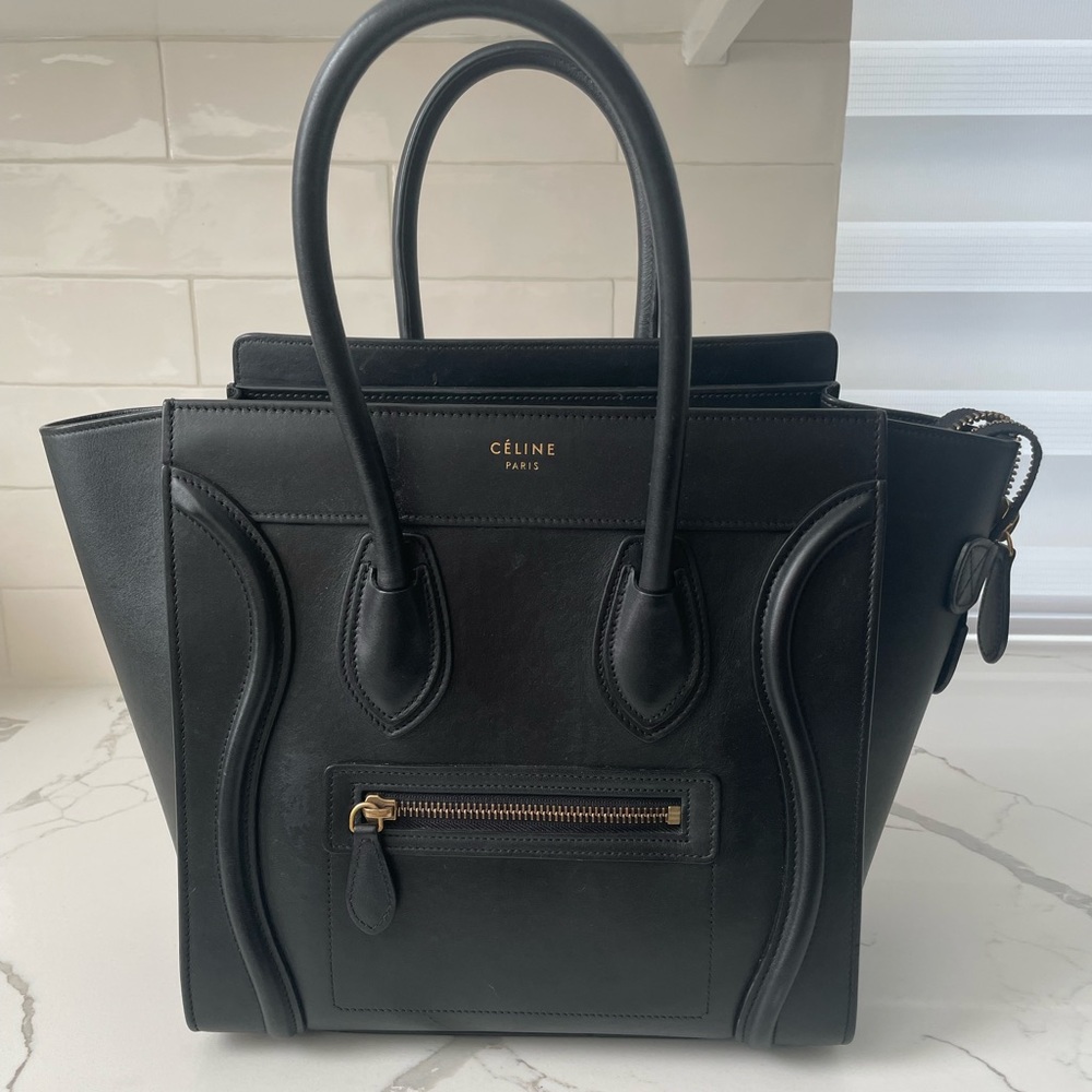 CELINE Luggage Micro in Smooth Calfskin